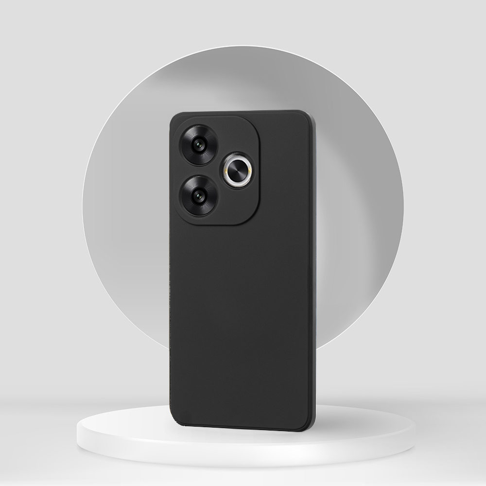 Schutzhülle Für Xiaomi Poco F6, Silikon Lite, Schwarz