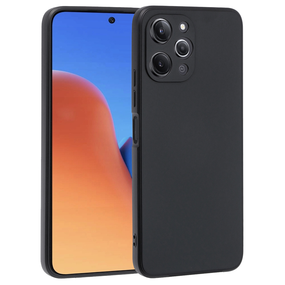 Schutzhülle Für Xiaomi Redmi 12, Silikon Lite, Schwarz