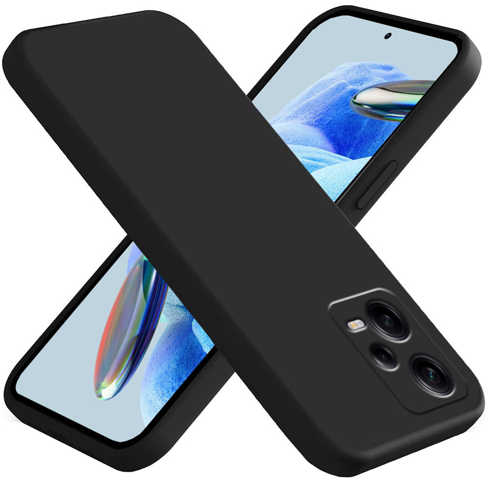 Schutzhülle Für Xiaomi Redmi Note 12 Pro+ 5g, Silikon Lite, Schwarz