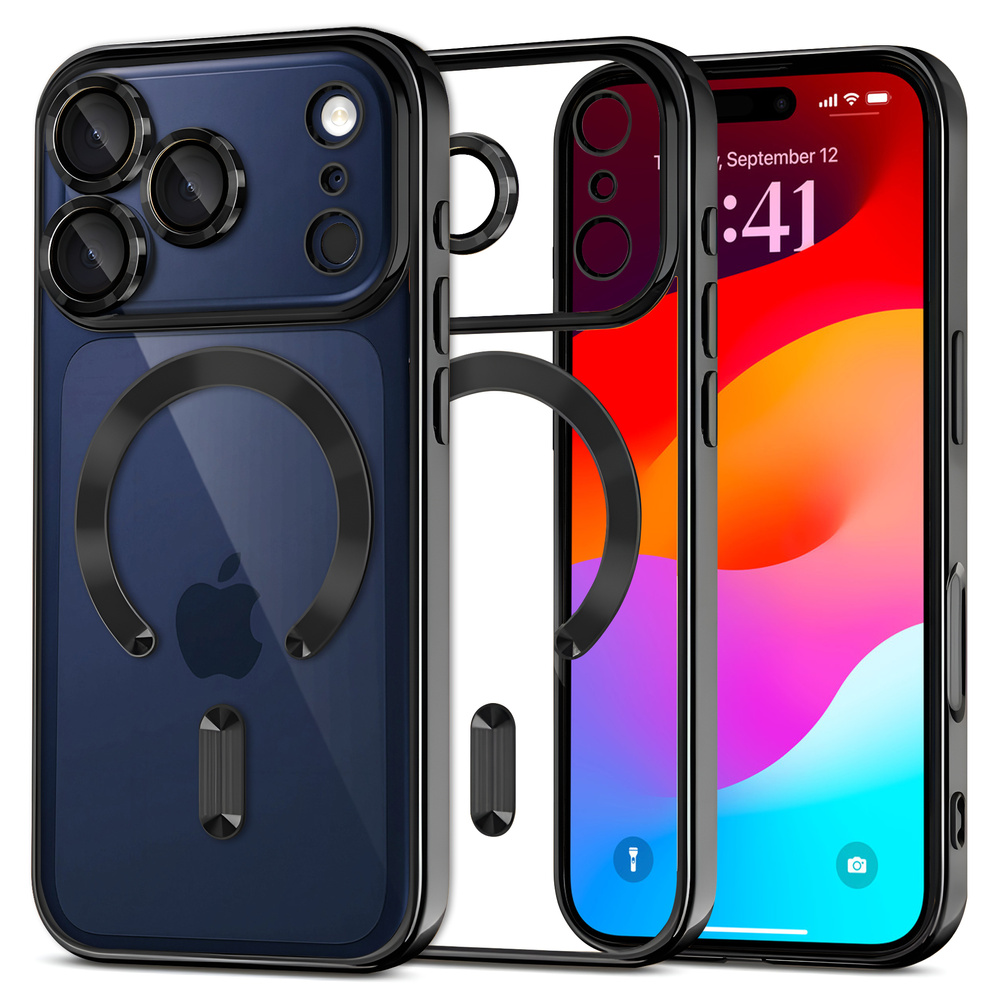 Iphone 17 Pro Electro Magsafe Hülle – Schwarz