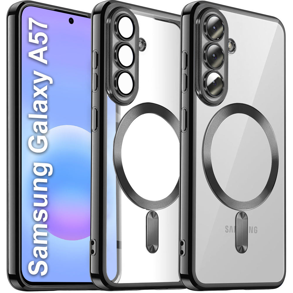 Schutzhülle Für Samsung Galaxy A57 5g, Electro Magsafe, Schwarz