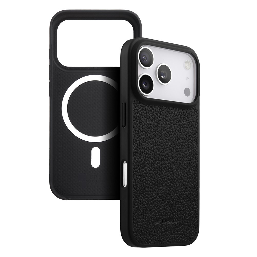 Melkco Iphone 17 Pro Max Lederhülle Mit Magsafe, Schwarz