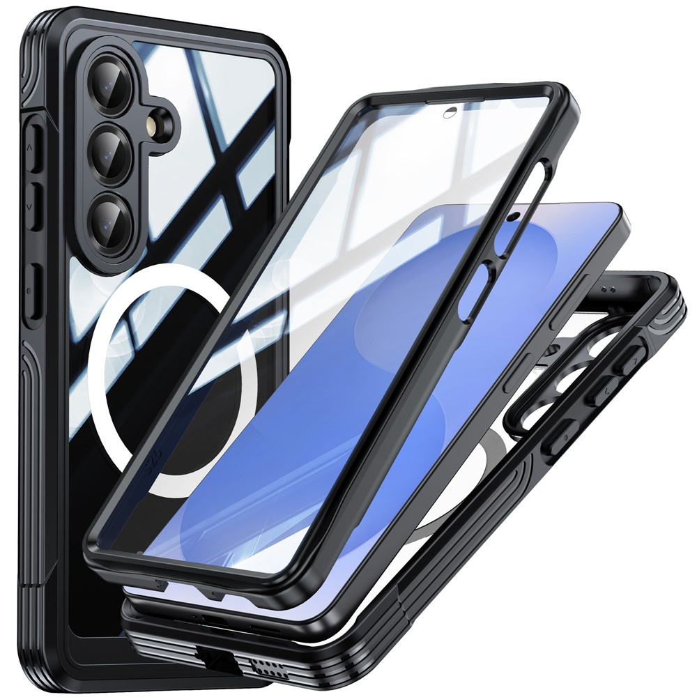 Schutzhülle Für Samsung Galaxy S26 Plus, Stoßfest, Mit Glas, Für Magsafe, Schwarz