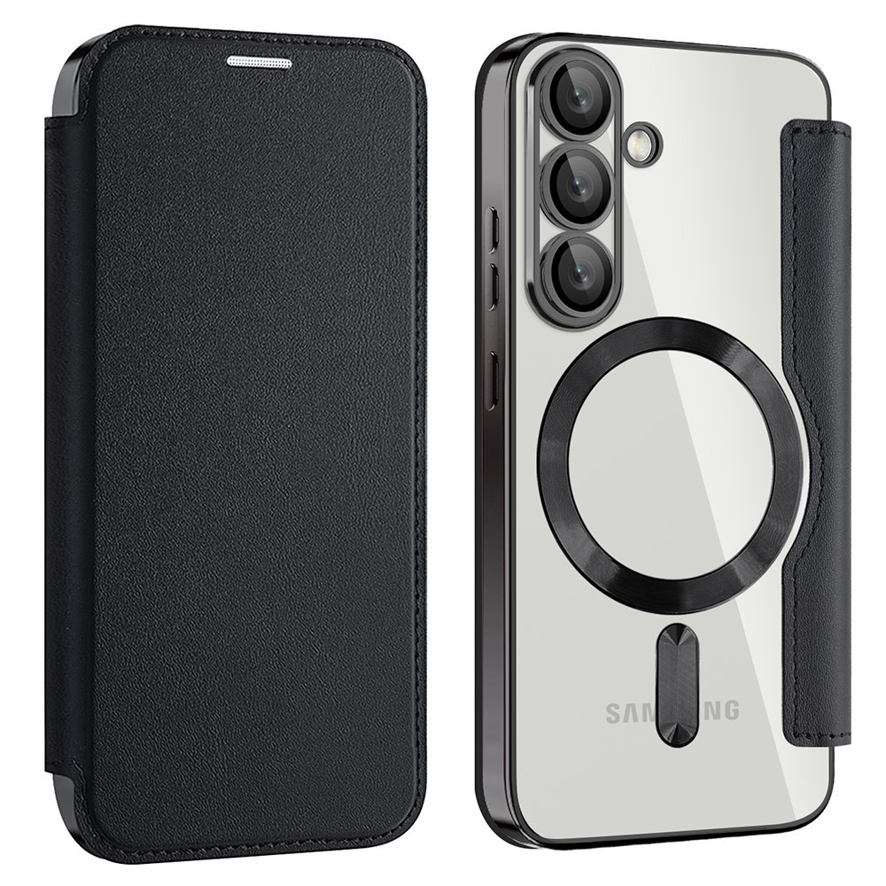 Samsung Galaxy A27 5g Flip Case, Rfid Wallet Magsafe Mit Kameraschutz, Schwarz