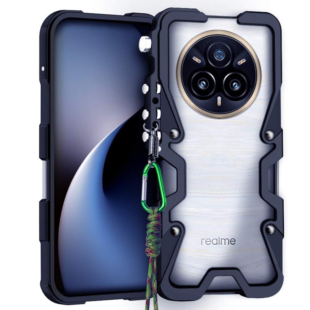 Robuste Schutzhülle Für Realme 14 Pro+ 5g – Schwarz