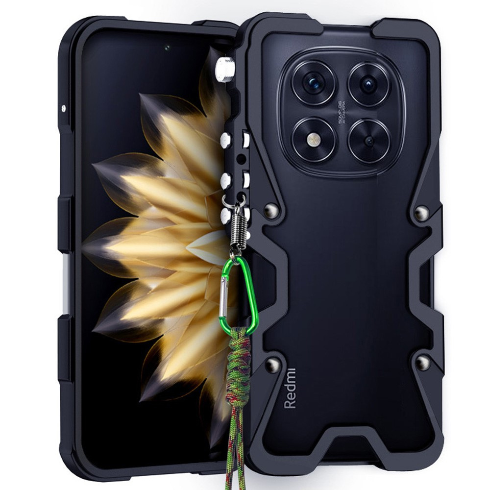Robuste Schutzhülle Für Xiaomi Redmi Note 14 Pro 5g / Poco X7 5g – Schwarz