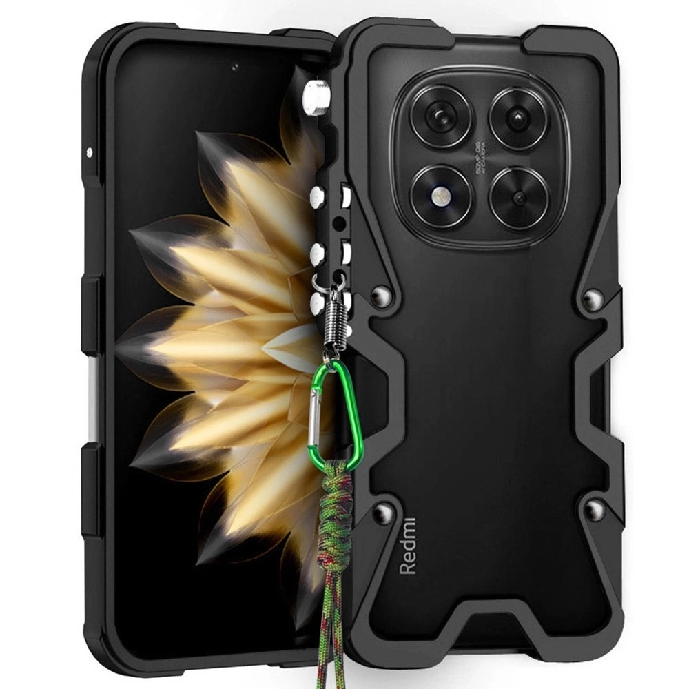 Robuste Schutzhülle Für Xiaomi Redmi Note 14 Pro+ 5g – Schwarz