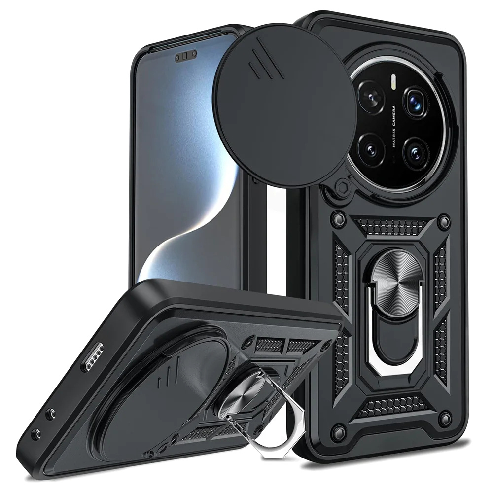 Gepanzertes Gehäuse Für Honor Magic 8 Pro, Camshield Slide, Schwarz