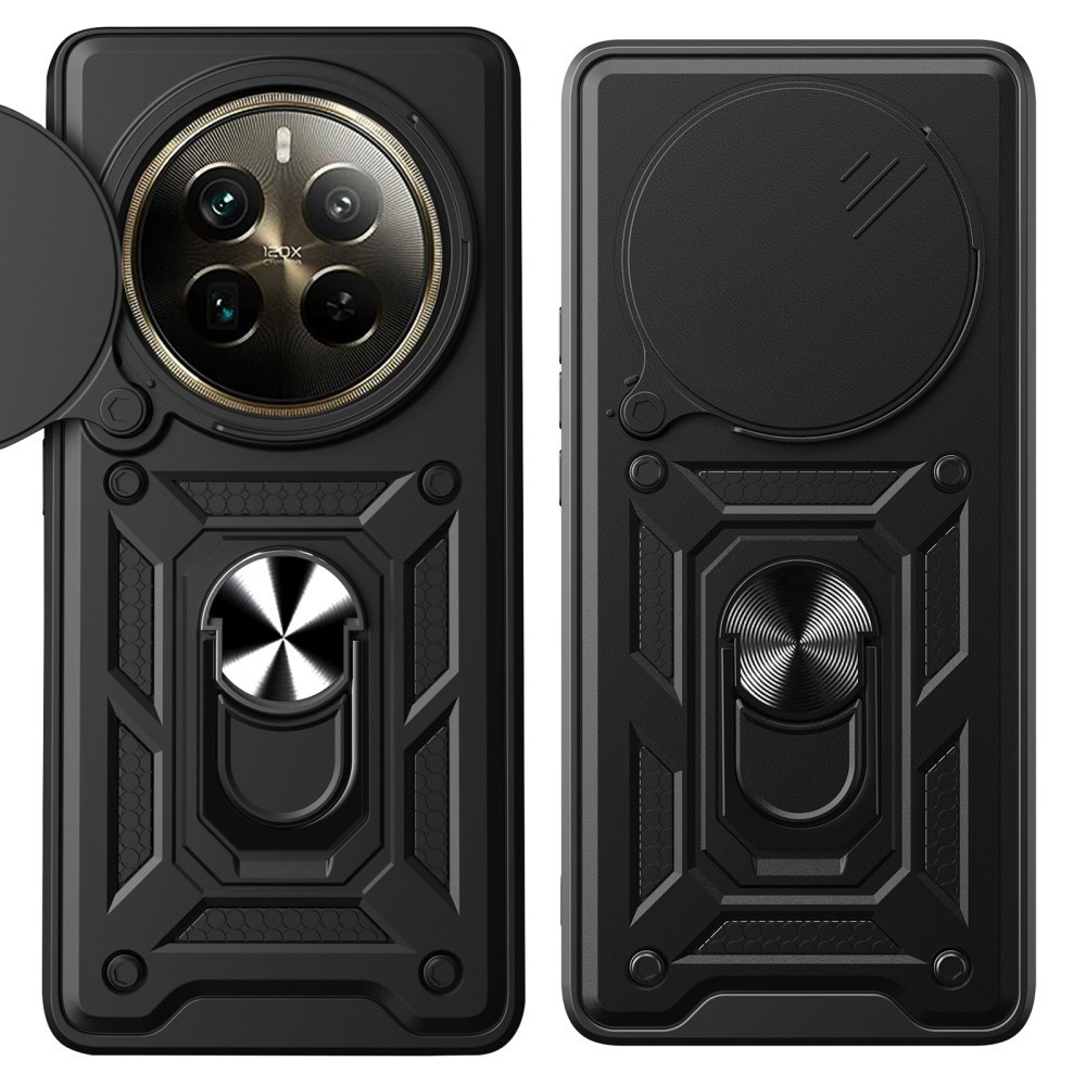 Realme 12+ Plus 5g Schutzhülle, Camshield Slide, Schwarz