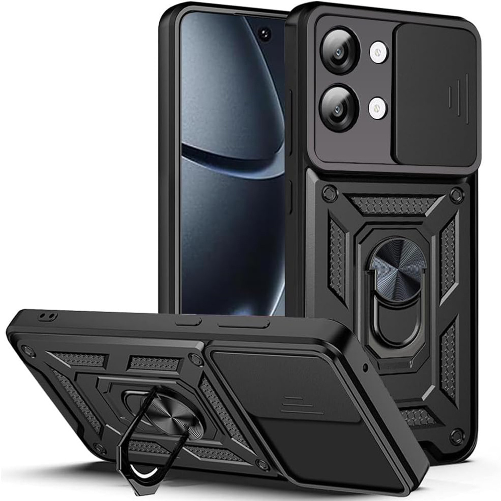 Schutzhülle Mit Schutzfunktion Für Xiaomi Poco X8 Pro Max, Camshield Slide, Schwarz