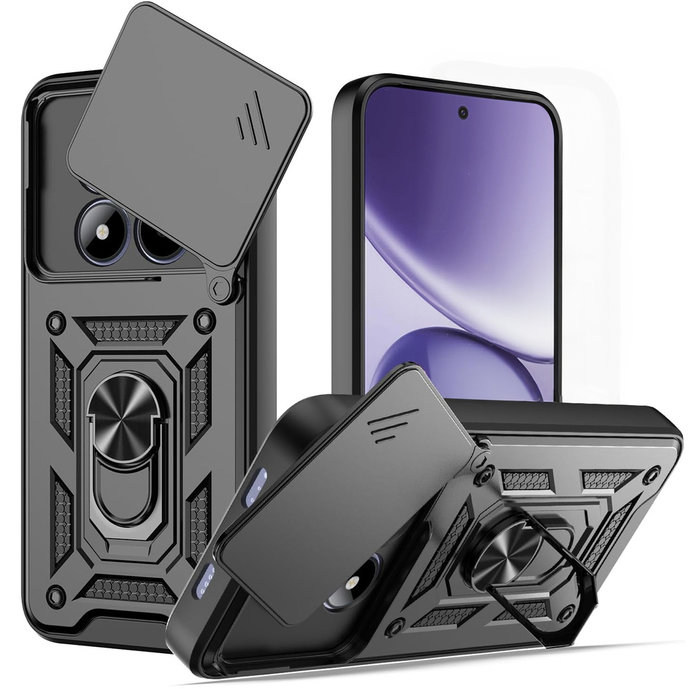 Schutzhülle Mit Schutzfunktion Für Xiaomi Redmi Note 15 Pro 4g, Camshield Slide, Schwarz