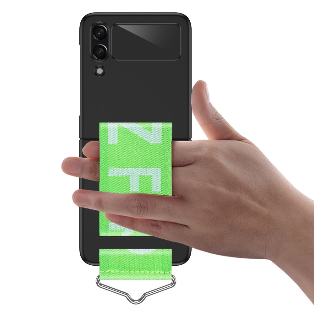 Schutzhülle Mit Riemen Für Samsung Galaxy Z Flip4 5g, Schwarz