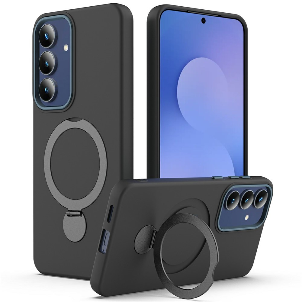 Schutzhülle Für Samsung Galaxy A27 5g, Mit Ständer, Für Magsafe, Schwarz