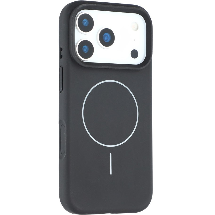 Silikonhülle Für Iphone 17 Pro – Magsafe-kompatibel, Stoßfest, Schwarz