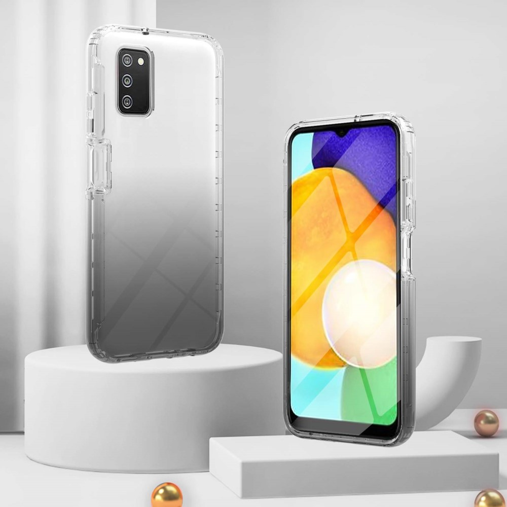 Stoßfeste Hülle Für Samsung Galaxy A03s, Farbverlauf Schwarz