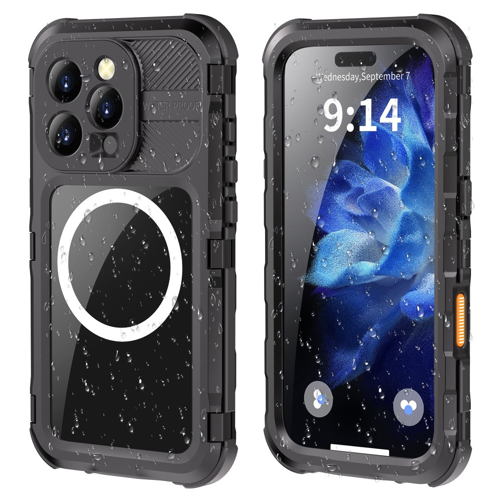 Ip68 Wasserdichte Hülle Für Iphone 16 Pro, Magsafe Shellbox, Zum Schwimmen