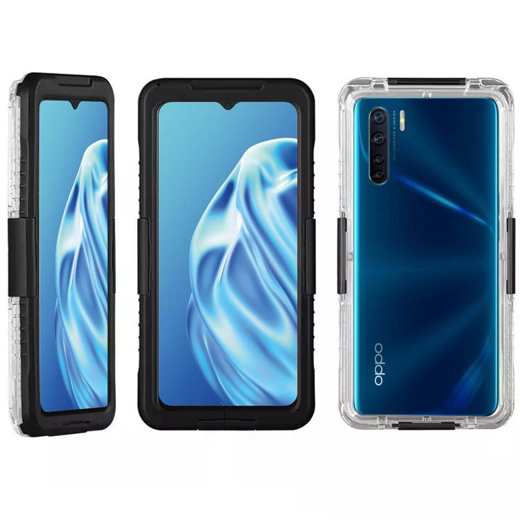 Ip68 Wasserdichte Hülle Für Oppo A91, Schwarz