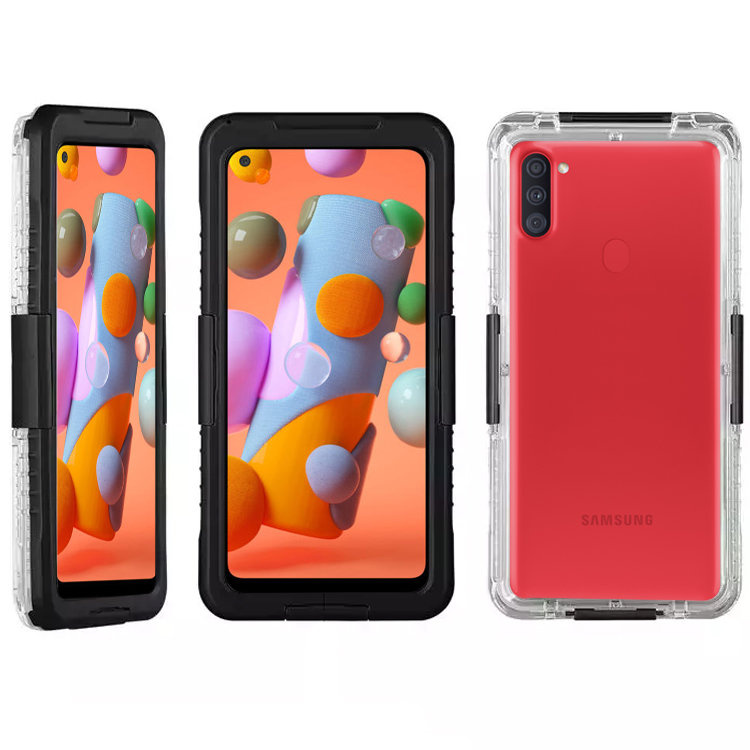 Ip68 Wasserdichte Hülle Für Samsung Galaxy A11, Schwarz