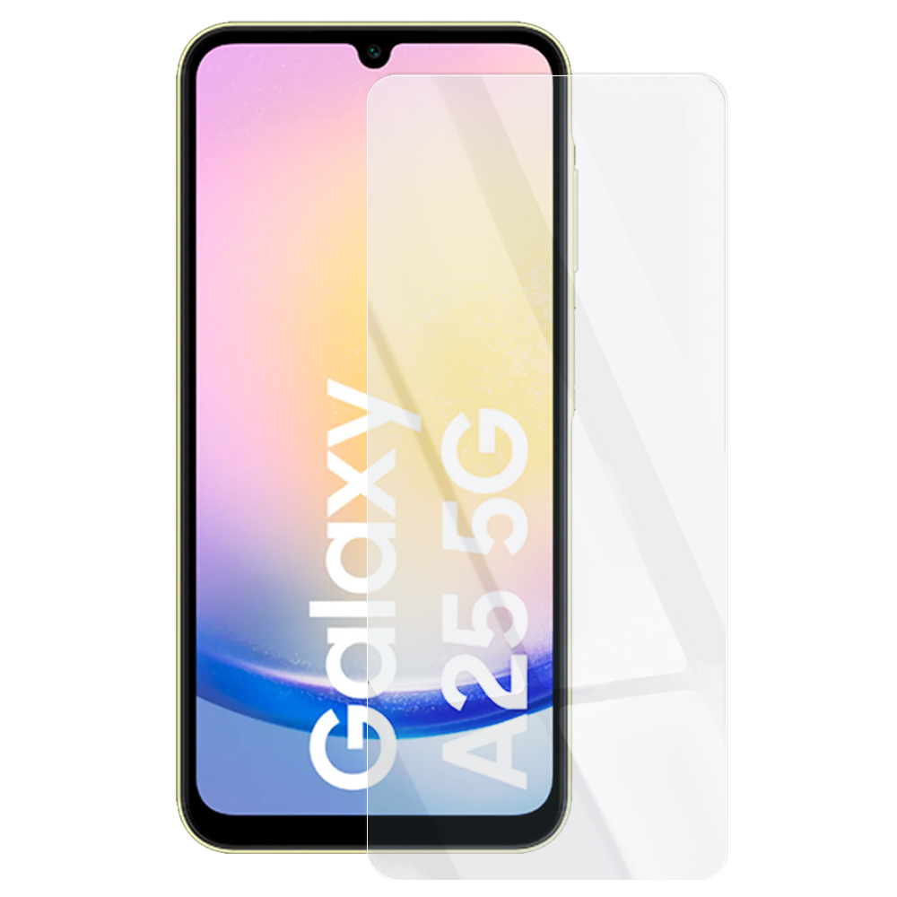 Dünne Hülle Für Samsung Galaxy A25 5g, Transparent + 9h-glas