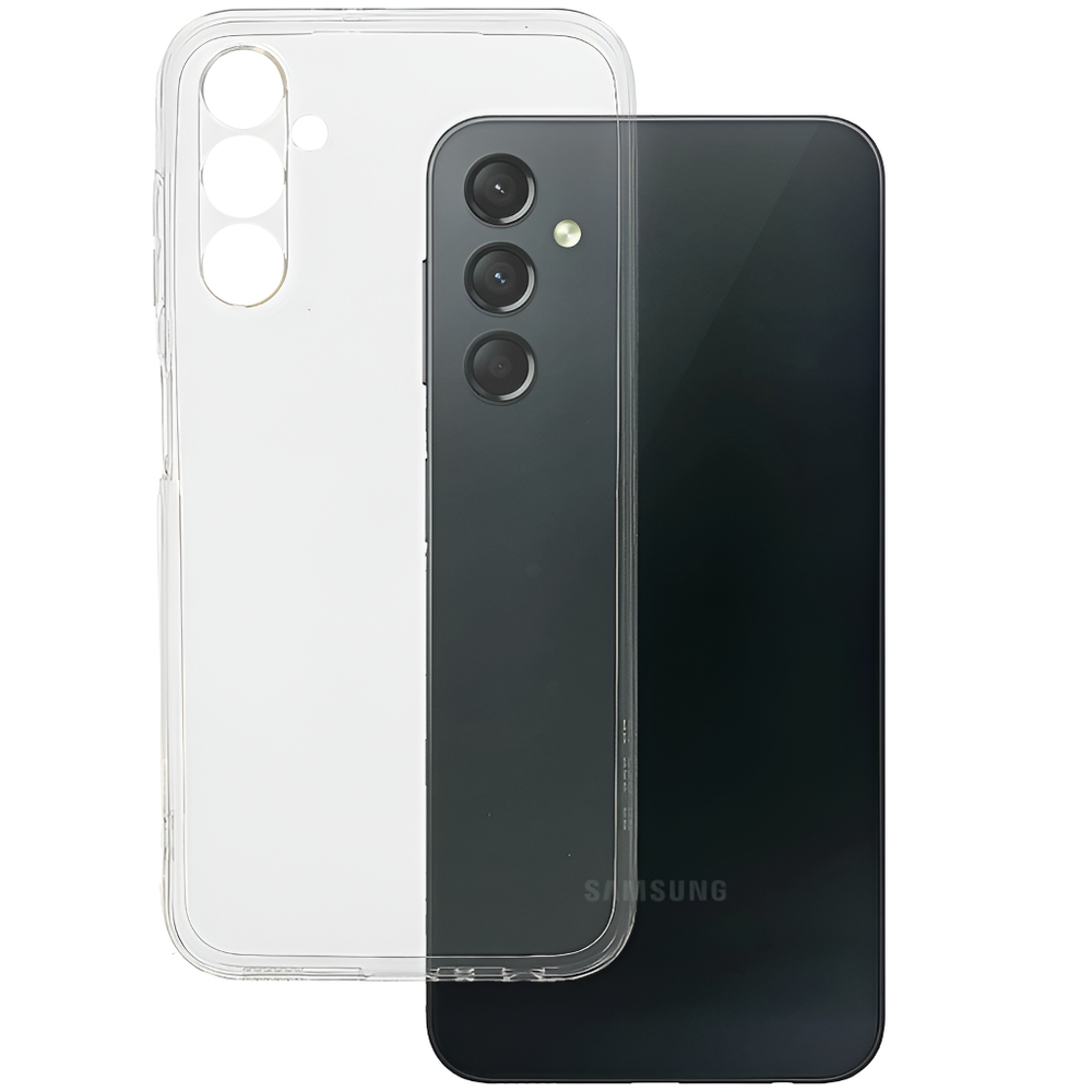 Dünne Hülle Für Samsung Galaxy A15 5g, Transparent + 9h-glas