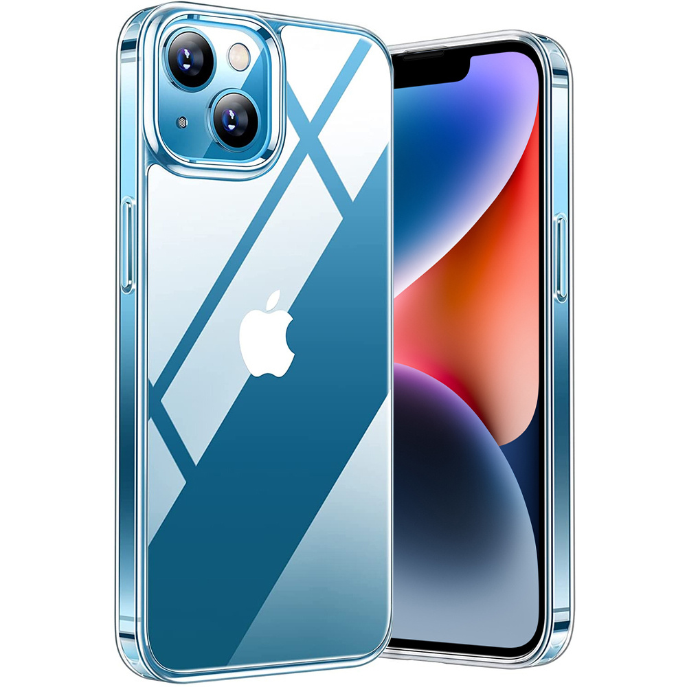 Premium Armor Slim 2mm Hüllenset Für Iphone 14 Plus, Transparent + Glas