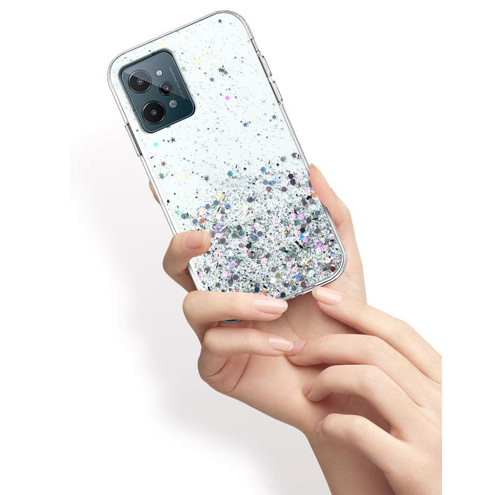 Realme C31 Hülle, Glitzernd, Transparent