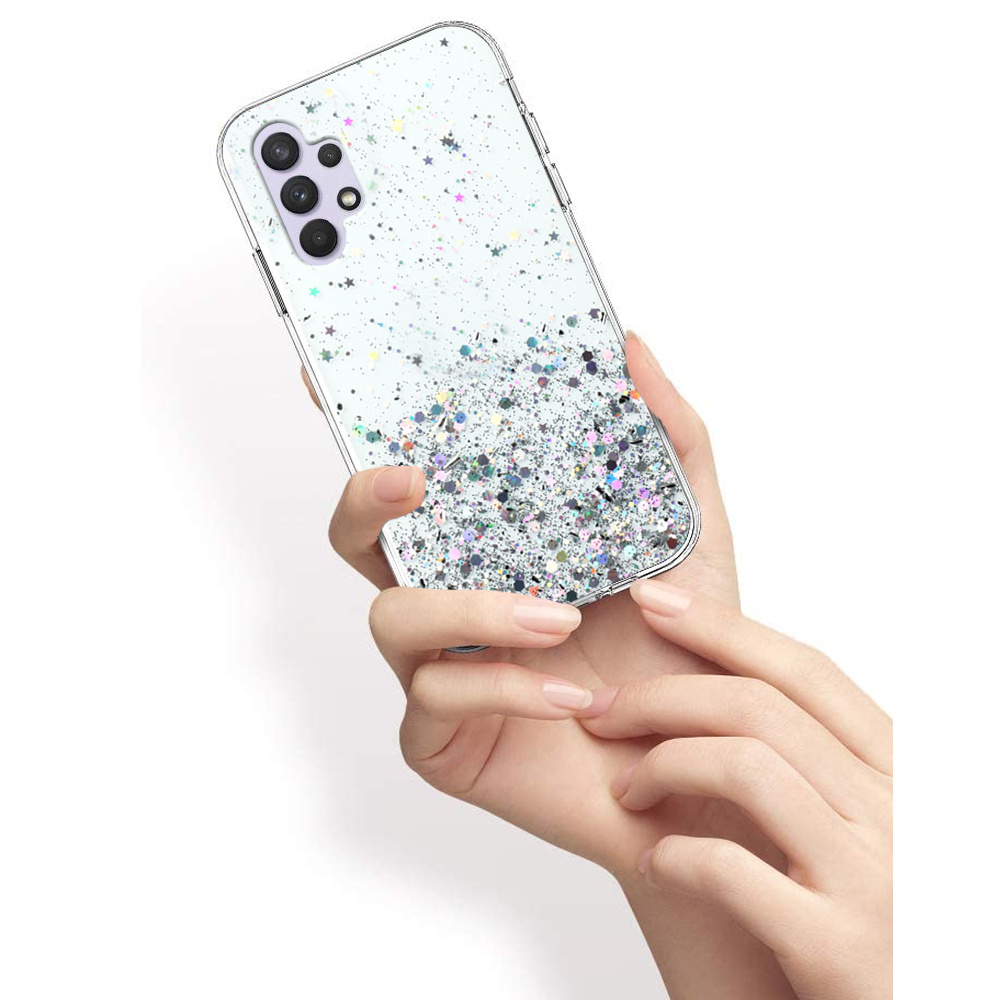 Schutzhülle Für Samsung Galaxy A32 4g, Glitzernd, Transparent