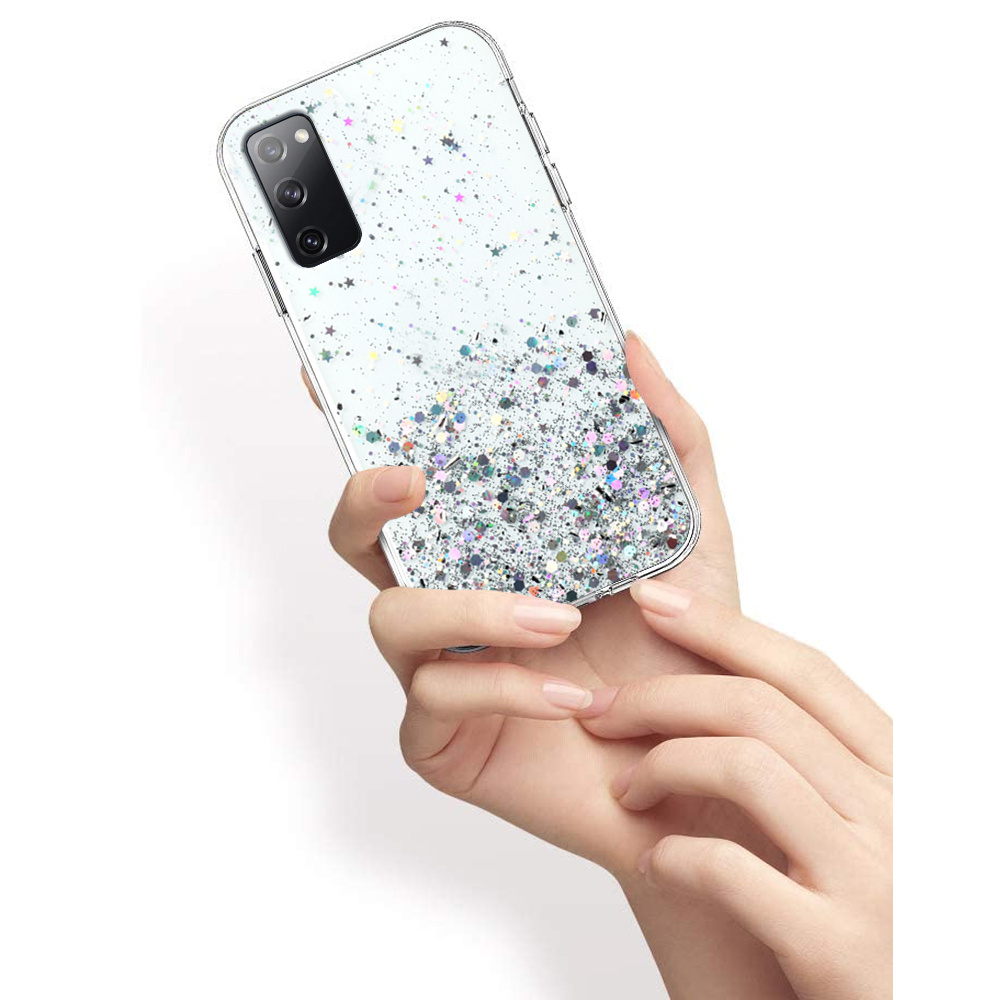 Samsung Galaxy S20 Fe Hülle, Glitzernd, Transparent