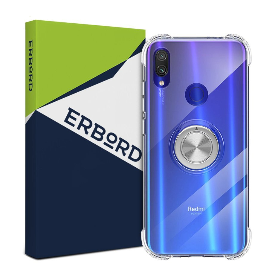 Schutzhülle Für Xiaomi Redmi 7, Silikon Mit Airbag-ring, Transparent