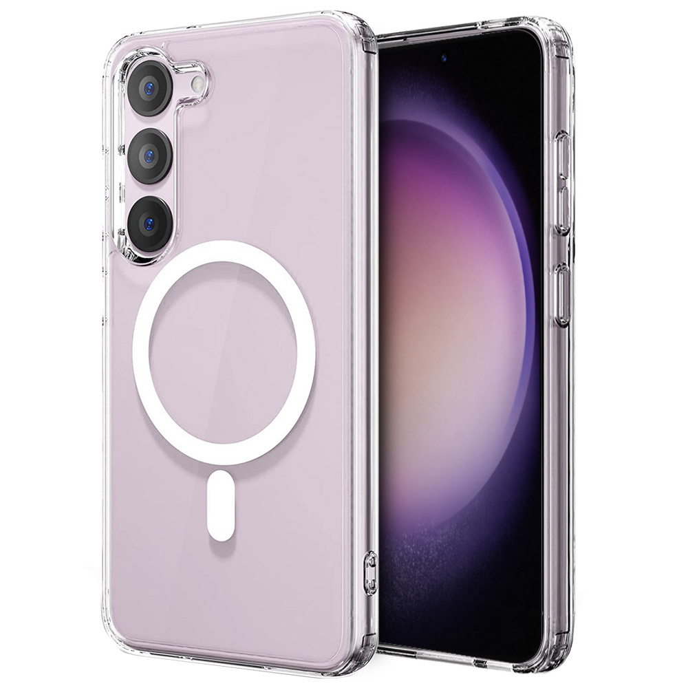 Samsung Galaxy S23 Plus Hülle Mit Magsafe-funktion, Stoßfest, Magnetisch, Transparent