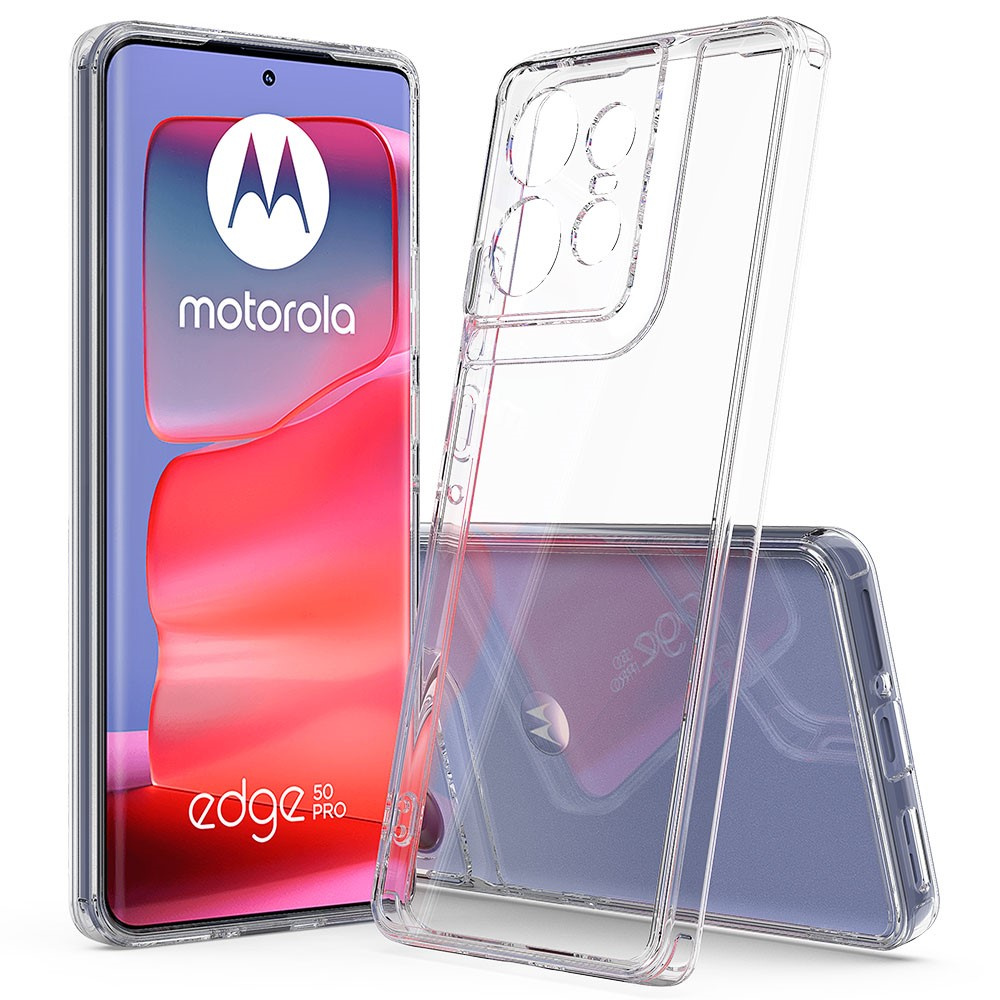 Schutzhülle Für Motorola Edge 50 Pro 5g, Fusion Hybrid, Transparent