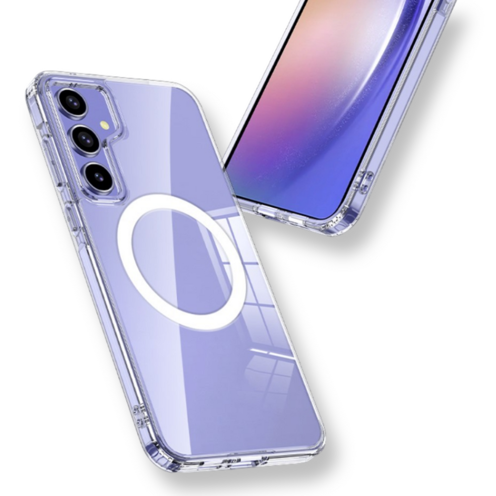 Samsung Galaxy A55 5g Fusion Hybrid-hülle Für Magsafe, Transparent