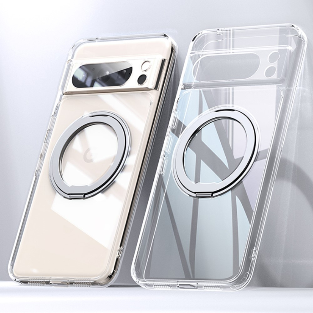Google Pixel 8a Fusion Hybrid-schutzhülle Mit Ständer Für Magsafe, Transparent