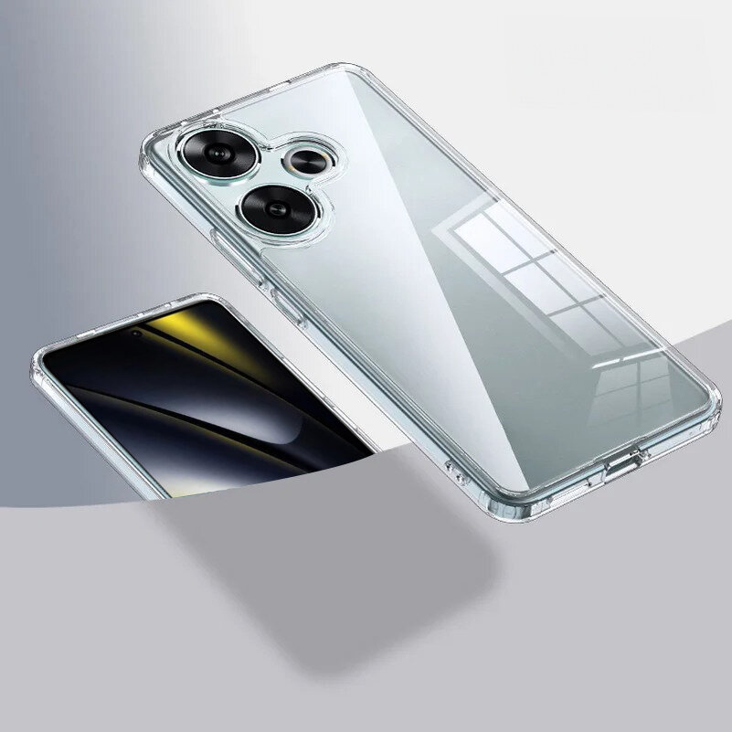 Hülle Für Xiaomi Poco F6, Fusion Hybrid, Transparent