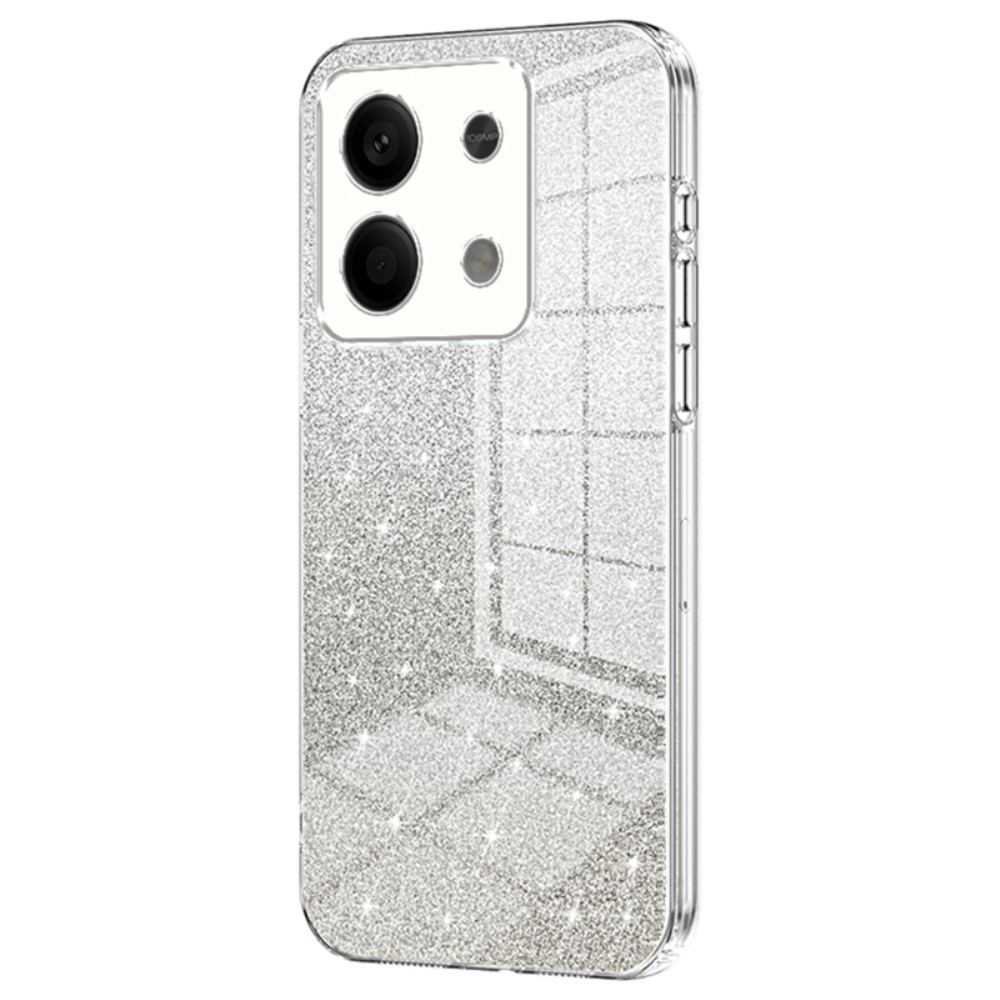 Schutzhülle Für Xiaomi Redmi Note 13 5g, Glitzerhülle Mit Camshield, Transparent