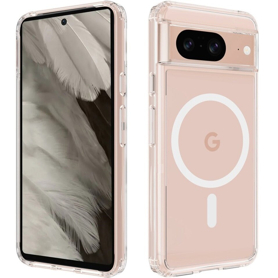 Google Pixel 8 Fusion Hybrid-hülle Für Magsafe, Transparent