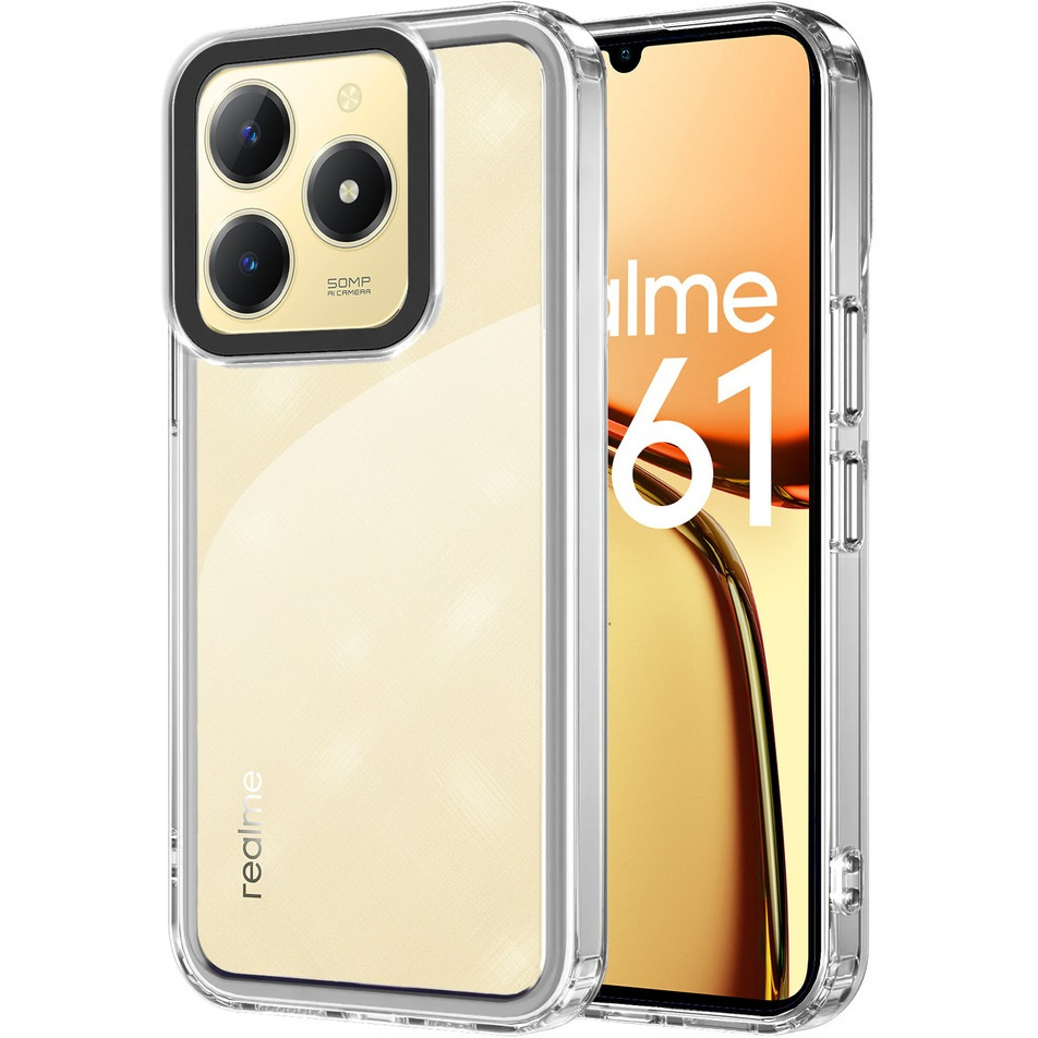 Hülle Für Realme C61, Fusion Hybrid, Transparent