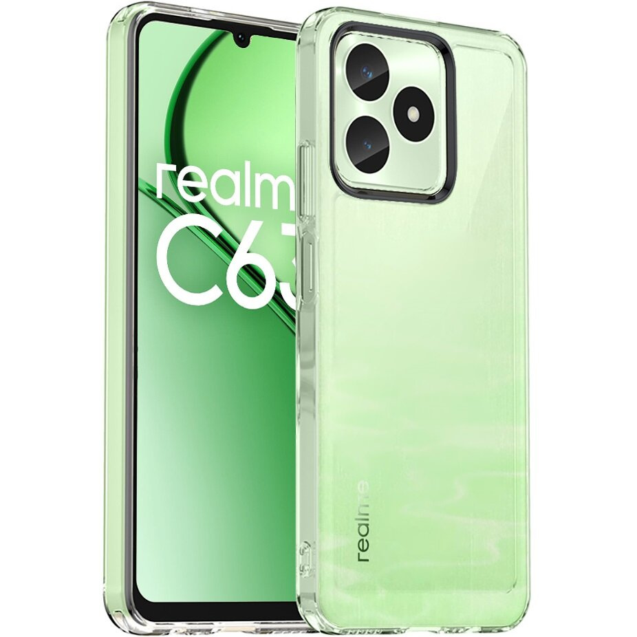 Hülle Für Realme C63, Fusion Hybrid, Transparent