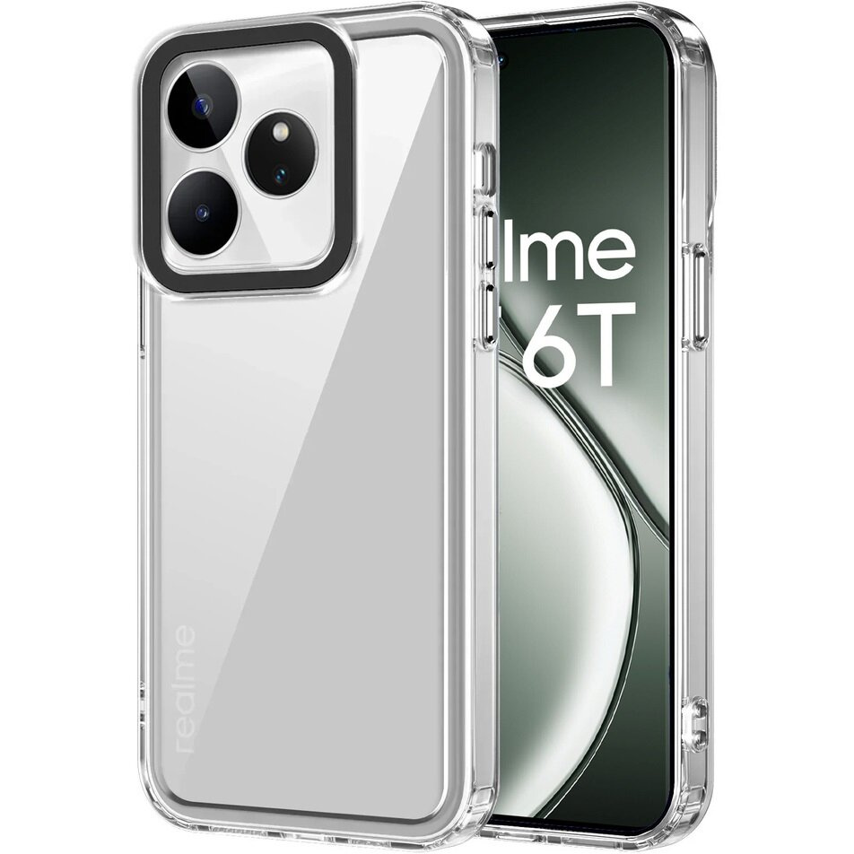 Hülle Für Realme Gt 6 / 6t, Fusion Hybrid, Transparent