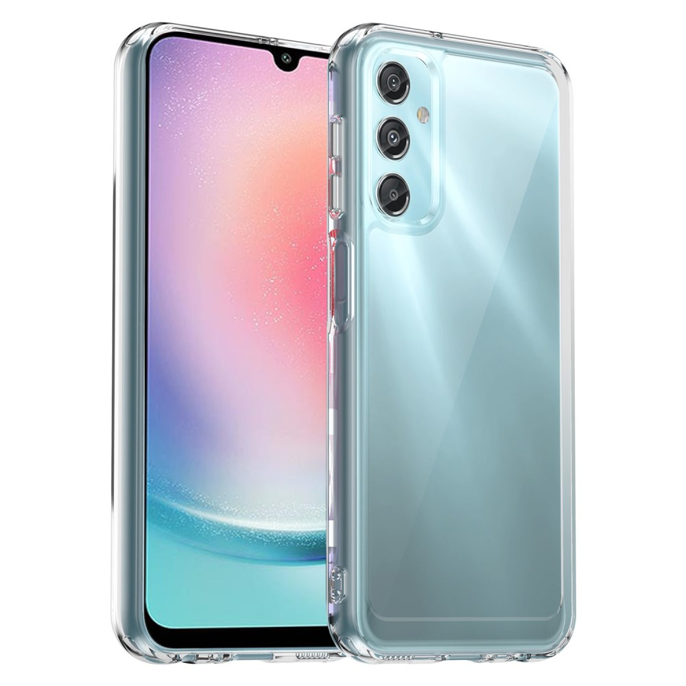 Schutzhülle Für Samsung Galaxy A25 5g, Fusion Hybrid, Transparent + 9h-glas