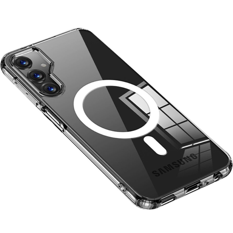 Schutzhülle Für Samsung Galaxy A25 5g, Fusion Hybrid, Mit Magsafe-funktion, Transparent + 9h-glas