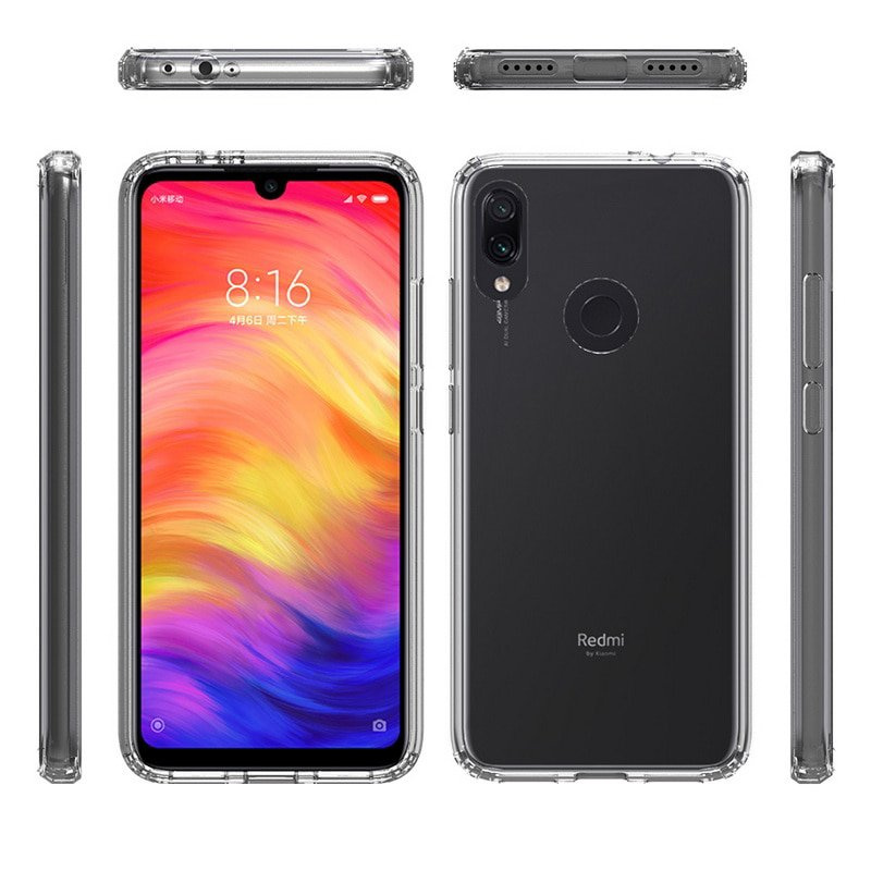 Hülle Für Xiaomi Redmi 7, Fusion Hybrid, Transparent
