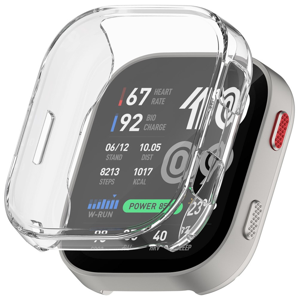 2-in-1-hülle Mit Displayschutzfolie Für Amazfit Bip Max, Transparent