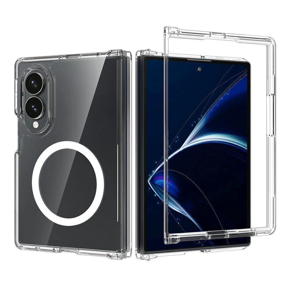Transparente Hülle Für Samsung Galaxy Z Fold 8, Fusion Hybrid, Mit Magsafe
