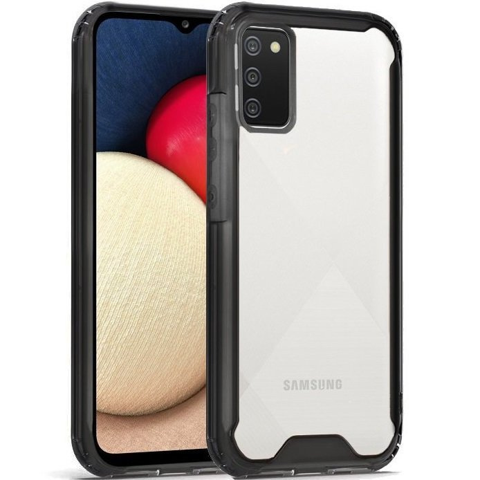 Erbord Antidrop Hülle Für Samsung Galaxy A02s + Glas - Farbe Zur Auswahl