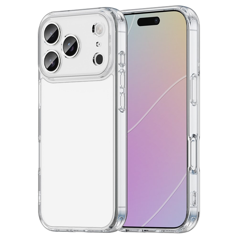 Hülle Für Iphone 17 Pro, Silikon Mit Harter Rückseite, Transparent