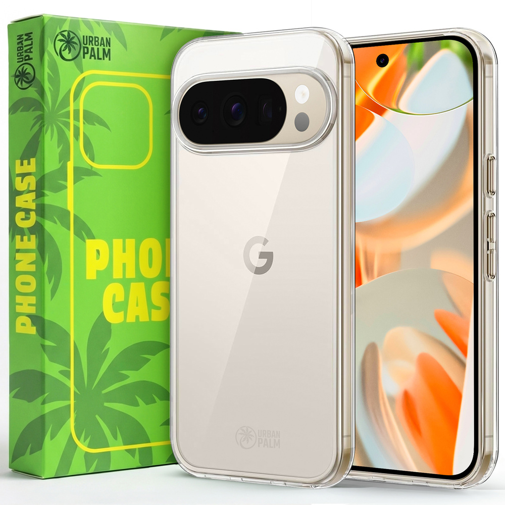 Urbanpalm Hülle Für Google Pixel 9 / 9 Pro, Silikon, Transparent