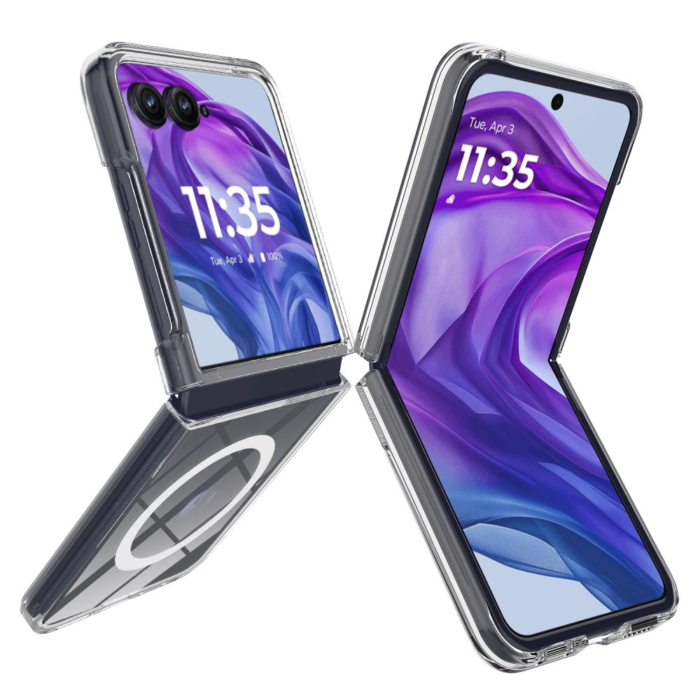 Transparente Hülle Für Motorola Razr 70 Ultra / 60 Ultra – Tpu + Acryl, Magsafe-kompatibel