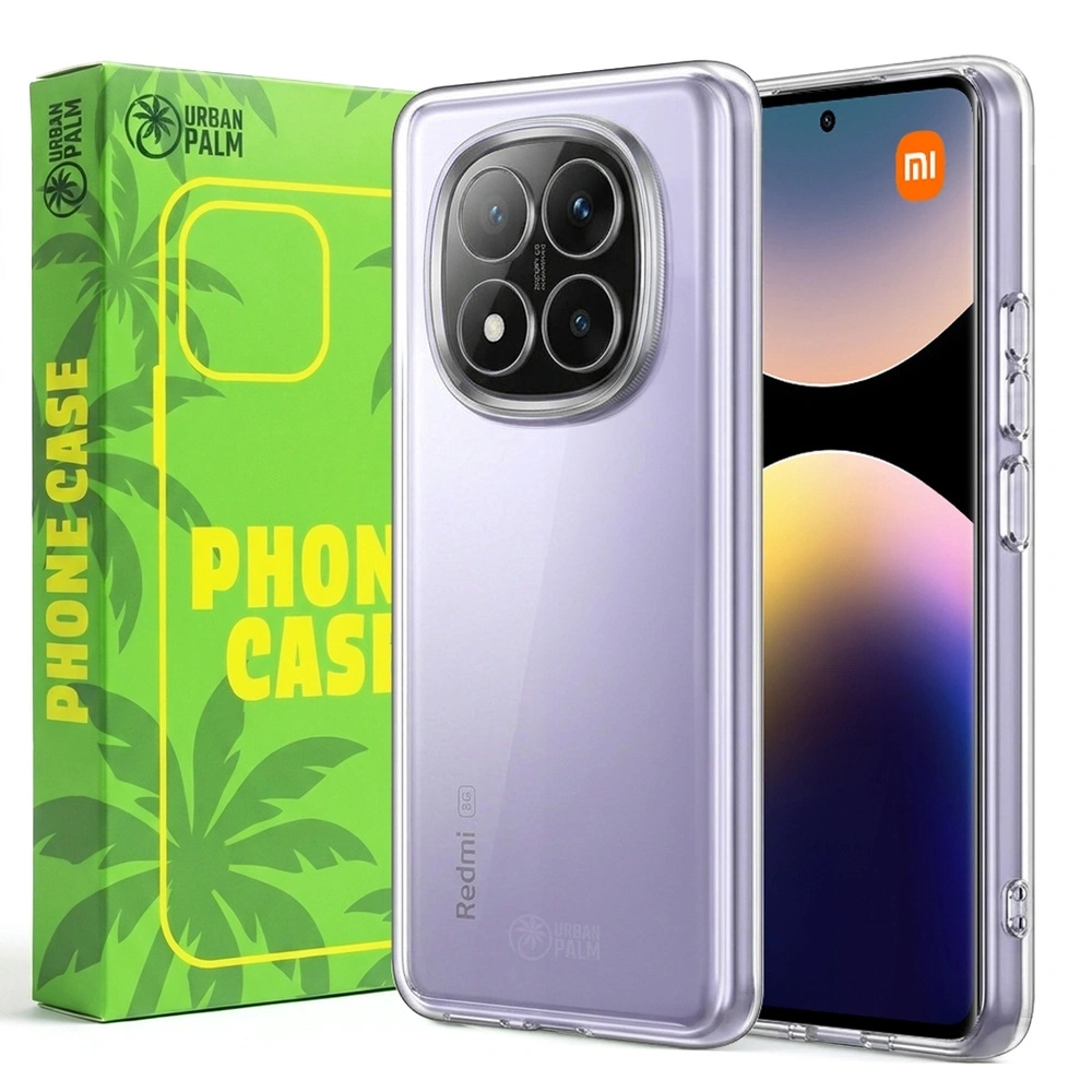 Urbanpalm Hülle Für Xiaomi Redmi Note 14 Pro 5g / 14 Pro Plus 5g, Silikon, Transparent