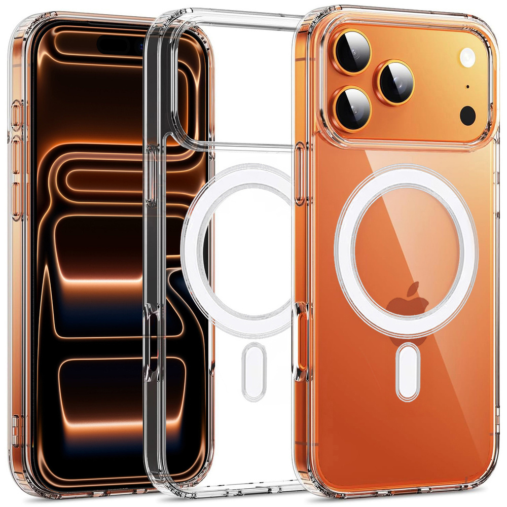 Iphone 17 Pro Max Hülle, Magsafe-kompatibel, Transparent